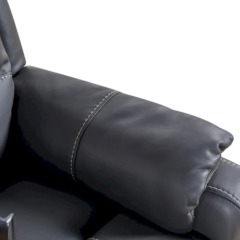 Poltrona reclinabile elettrica Marrone/Nero con massaggio e calore – Monoposto