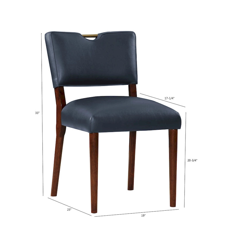 Set da pranzo rotondo da 5 pezzi, finitura noce, velluto/ecopelle, 4 posti a sedere