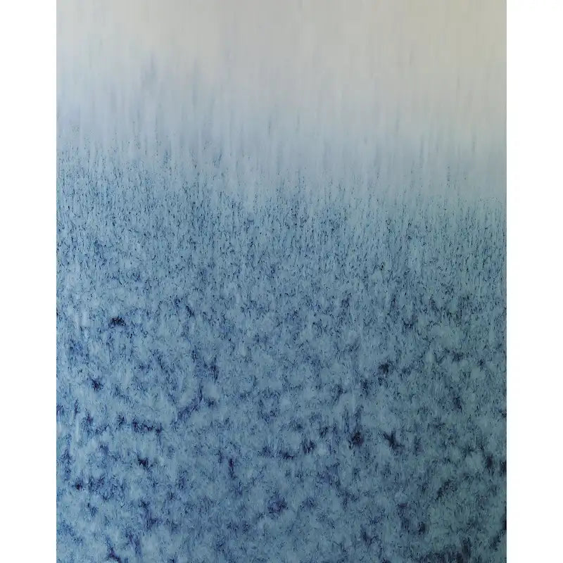 Sgabello d'accento in ceramica con piano in piastrelle blu – 33 cm L x 33 cm P x 46 cm A