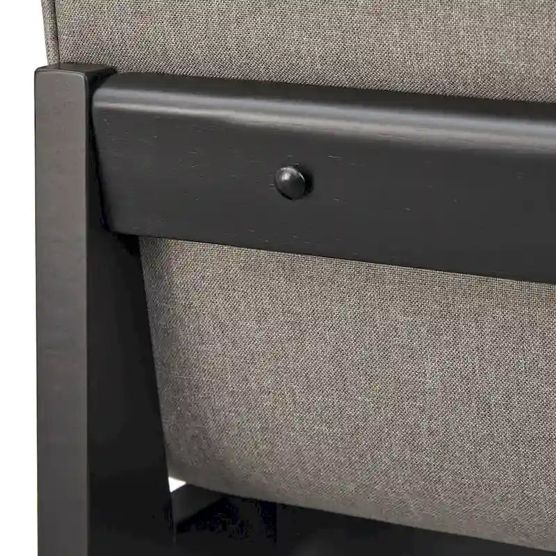 Sedia da pranzo di metà secolo noce/nero, set da 2