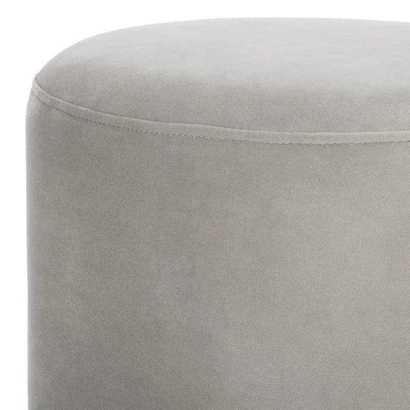Pouf in velluto con base in ottone – Diversi colori, 1 posto