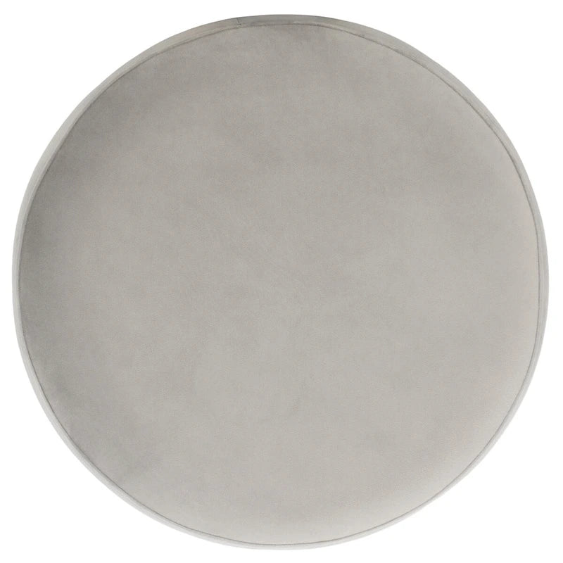 Pouf in velluto con base in ottone – Diversi colori, 1 posto