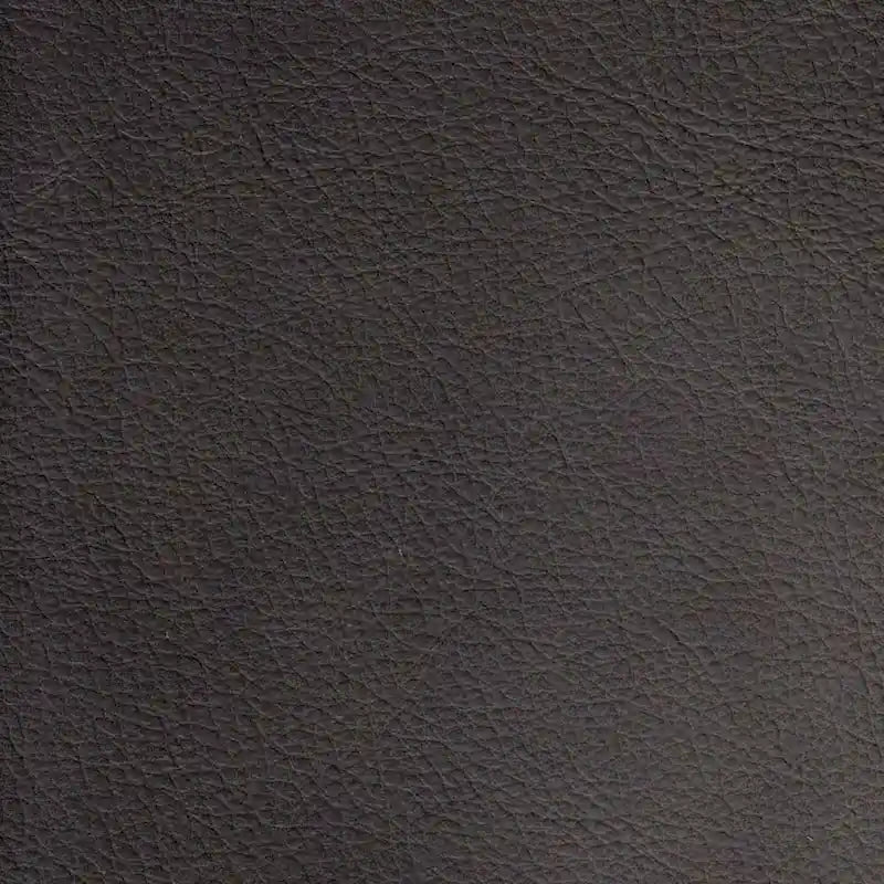 Divanetto in Pelle Pieno Fiore, Grigio Cenere / Marrone Caramello, Capitonnè, 2 Posti